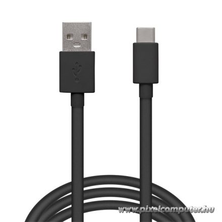 Delight kábel - USB-C töltőkábel (USB-C apa be-/kimenet; 1m, fekete)