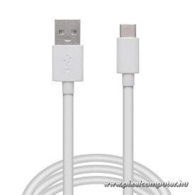   Delight kábel - USB-C töltőkábel (USB-C apa be-/kimenet; 2m, fehér)