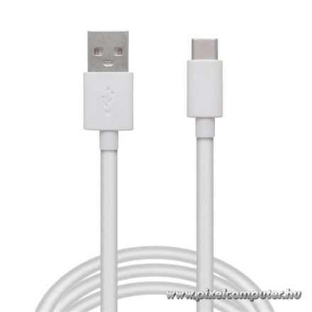 Delight kábel - USB-C töltőkábel (USB-C apa be-/kimenet; 2m, fehér)