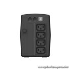 Conceptronic Szünetmentes  1000VA - ZEUS07E (4x IEC C13, line-interaktív, RJ45 vonalvédelem, HID USB, fekete)