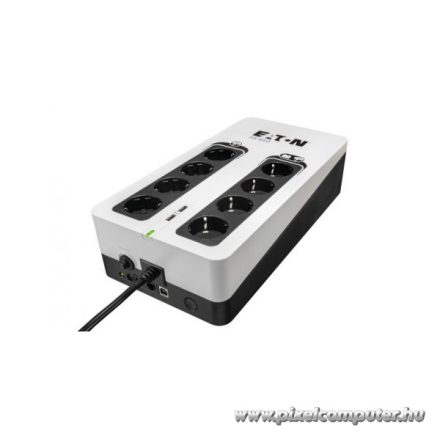 EATON szünetmentes 850VA - 3S850D (8 Schuko kimenet, Standby, USB, vonal védelem, szoftver)
