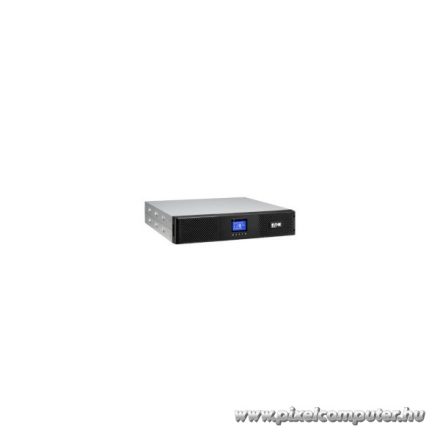 EATON szünetmentes 1500VA - 9SX1500IR (6x C13 kimenet, Online, LCD, USB, PFC, Rack2U)