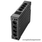 EATON szünetmentes 1200VA - ELP1200DIN (8 Schuko kimenet, line-interaktív, LCD, USB, szoftver, AVR, rack/torony)