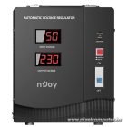 NJOY Toroid Transzformátor 5000VA - Alvis 5000 AVR (Kimenet: bekötős, LCD kijelző, indítás késleltetés)