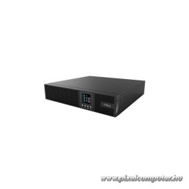   NJOY Szünetmentes 2000VA - Aster 2K (8x IEC C13, On-line, RS232, USB, szoftver, LCD kijelző, 2U rack)