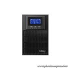 NJOY Szünetmentes  1000VA - Aten Pro 1000 (3 Schuko, USB/RS-232, On-line, szinuszhullám, generátor támogatás, Eco mód)