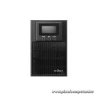 NJOY Szünetmentes  1000VA - Aten Pro 1000 (3 Schuko, USB/RS-232, On-line, szinuszhullám, generátor támogatás, Eco mód)