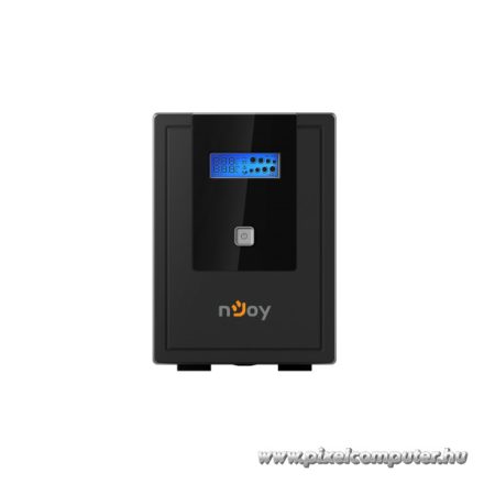 NJOY Szünetmentes  1500VA - Cadu 1500 (4 Schuko, line-interaktív, USB menedzsment, RJ11/45 vonalvédelem(1Gb/s), fekete)