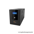 NJOY Szünetmentes  1500VA - Cadu 1500 (4 Schuko, line-interaktív, USB menedzsment, RJ11/45 vonalvédelem(1Gb/s), fekete)