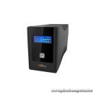 NJOY Szünetmentes  850VA - Cadu 850 (2 Schuko, line-interaktív, USB menedzsment, RJ11/45 vonalvédelem(1Gb/s), fekete)