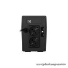 NJOY Szünetmentes  850VA - Cadu 850 (2 Schuko, line-interaktív, USB menedzsment, RJ11/45 vonalvédelem(1Gb/s), fekete)