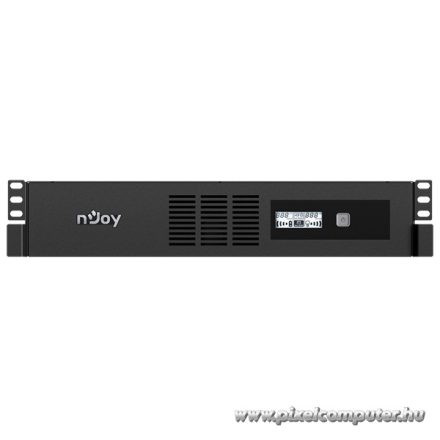 NJOY Szünetmentes 800VA - Code 600 (4 IEC C13, line-interaktív, USB menedzsment, szoftver, LCD kijelző, 2U rack)