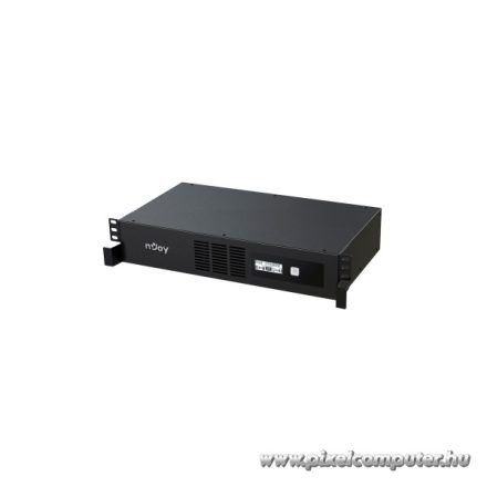 NJOY Szünetmentes 800VA - Code 800 (4 IEC C13, line-interaktív, USB menedzsment, szoftver, LCD kijelző, 2U rack)