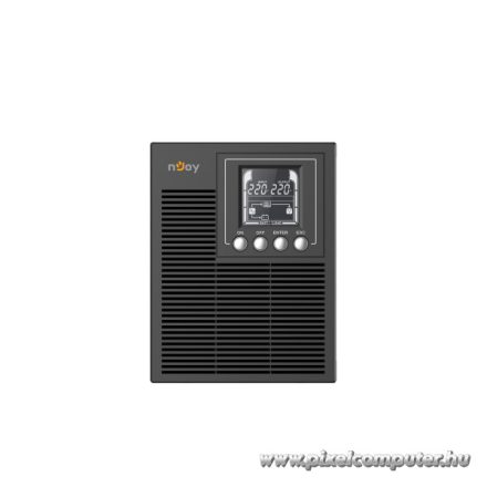 NJOY Szünetmentes  1000VA - Echo Pro 1000 (3 Schuko, RS-232, On-line, szinuszhullám, generátor támogatás, fekete)