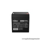 NJOY Szünetmentes akkumulátor - GP05122F (12V/5Ah, T2/F2, zárt, gondozás mentes, AGM)