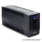 NJOY Szünetmentes  600VA - Horus Plus 600 (2 Schuko, line-interaktív, RJ11 védelem, USB, szoftver, LCD kijelző, fekete)