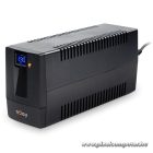 NJOY Szünetmentes  600VA - Horus Plus 600 (2 Schuko, line-interaktív, RJ11 védelem, USB, szoftver, LCD kijelző, fekete)