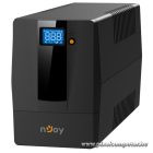 NJOY Szünetmentes  800VA - Horus Plus 800 (2 Schuko, line-interaktív, RJ11 védelem, USB, szoftver, LCD kijelző, fekete)