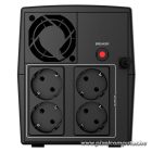 NJOY Szünetmentes  1500VA - Keen 1500 (4 Schuko, line-interaktív, RJ11/45 vonalvédelem, fekete)