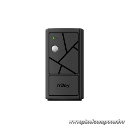 NJOY Szünetmentes  800VA - Keen 800 USB (2 Schuko, line-interaktív, USB menedzsment, RJ11/45 vonalvédelem, fekete)