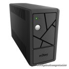NJOY Szünetmentes  800VA - Keen 800 (2 Schuko, line-interaktív, RJ11/45 vonalvédelem, fekete)