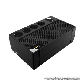   NJOY Szünetmentes  650VA - Renton 650 (4 Schuko kimenet, line-interaktív, fekete)