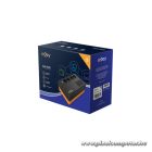 NJOY Szünetmentes  600VA - Soter 600 (4 Schuko kimenet, USB, AVR, line-interaktív, fekete)