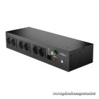 NJOY Szünetmentes 800VA - Theron 800 (8 Schuko, Off-line (VFD), USB menedzsment, 2U rack)