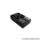 NJOY Szünetmentes 600VA - Token 600 (8 Schuko, line-interaktív, HID USB, túlfeszültség védett, fekete)