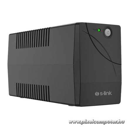 S-Link szünetmentes 600VA - FORCE U6 (600VA, 12V7Ah*1, 360W, Line-Interactive, 2 schuko)