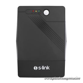   S-Link szünetmentes 1000VA - MIGHT U100 (1000VA, 12V7Ah*2, 600W, Line-Interactive, 4 schuko)