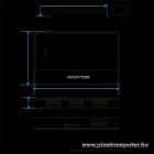 Advance USB Hub - XPAND STARTER HUB (USB-A to 4x USB-A3.0, fekete)