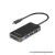Promate USB Hub - PRIMEHUB LITE (USB-C 7in1 HUB, 1x4K HDMI, 1xUSB 3.0, 2xUSB 2.0, SD,mSD, 1xUSB-C, fekete)