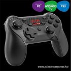 Advance Gamepad Vezeték Nélküli - GTA Gamepad (USB, 12 gomb, PC és PS3 kompatibilis, fekete-piros)