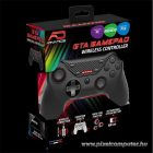 Advance Gamepad Vezeték Nélküli - GTA Gamepad (USB, 12 gomb, PC és PS3 kompatibilis, fekete-piros)
