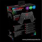 Advance Gamepad Vezeték Nélküli - GTA Gamepad (USB, 12 gomb, PC és PS3 kompatibilis, fekete-piros)