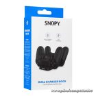 Snopy Gamepad töltő - SG-PS4 (dokkoló 2x PS4 kontroller töltéséhez, fekete)