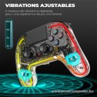 Spirit of Gamer Gamepad Vezeték Nélküli - NEON BT RGB (PC/PS3/PS4/iOS/Android, Bluetooth, RGB, átlátszó)