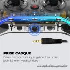 Spirit of Gamer Gamepad Vezeték Nélküli - NEON BT RGB (PC/PS3/PS4/iOS/Android, Bluetooth, RGB, átlátszó)