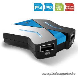   Spirit of Gamer Egér/Billentyűzet adapter konzolokhoz - SOG-CONV1 (3x USB-A, 2x USB-C, Nintendo/PS4/PS3/Xbox One)