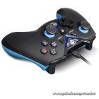 Spirit of Gamer Gamepad - XGP WIRED Blue (USB, 1,8m kábel, Vibration, PC és PS3 kompatibilis, fekete-kék)