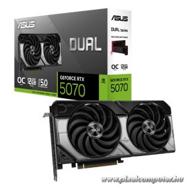   Asus Videokártya - nVidia DUAL-RTX5070-O12G (12288MB, GDDR7, 192bit, 1xHDMI, 3xDP)
