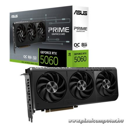 Asus Videokártya - nVidia PRIME-RTX5060-O8G (8192MB, GDDR7, 128bit, 1xHDMI, 3xDP)