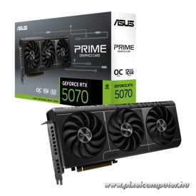   Asus Videokártya - nVidia PRIME-RTX5070-O12G (12288MB, GDDR7, 192bit, 1xHDMI, 3xDP)