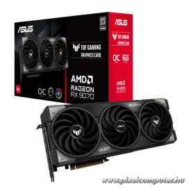   Asus Videokártya - AMD TUF-RX9070XT-O16G-GAMING (16384MB, GDDR6, 256bit, HDMI, 3xDP)