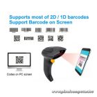 Equip Kézi Vonalkód olvasó - 351021 (1D/2D, állvánnyal, vezetékes, fekete)