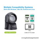 Equip Asztali Vonalkód olvasó - 351027 (2D, omnidirekcionális, vezetékes, fekete)