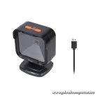 Equip Asztali Vonalkód olvasó - 351028 (2D, omnidirekcionális, vezetékes, fekete)