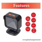 Equip Asztali Vonalkód olvasó - 351028 (2D, omnidirekcionális, vezetékes, fekete)