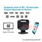 Equip Asztali Vonalkód olvasó - 351028 (2D, omnidirekcionális, vezetékes, fekete)